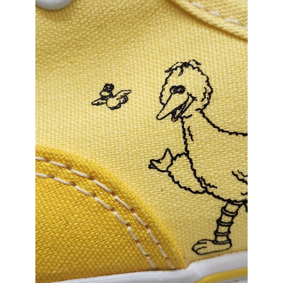 Vans Sesame Street Sneakers Yellow Big Bird Cookie Monster Men 6.5 main image 7